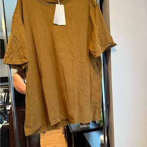 Men's Tan Short Sleeve Tee
